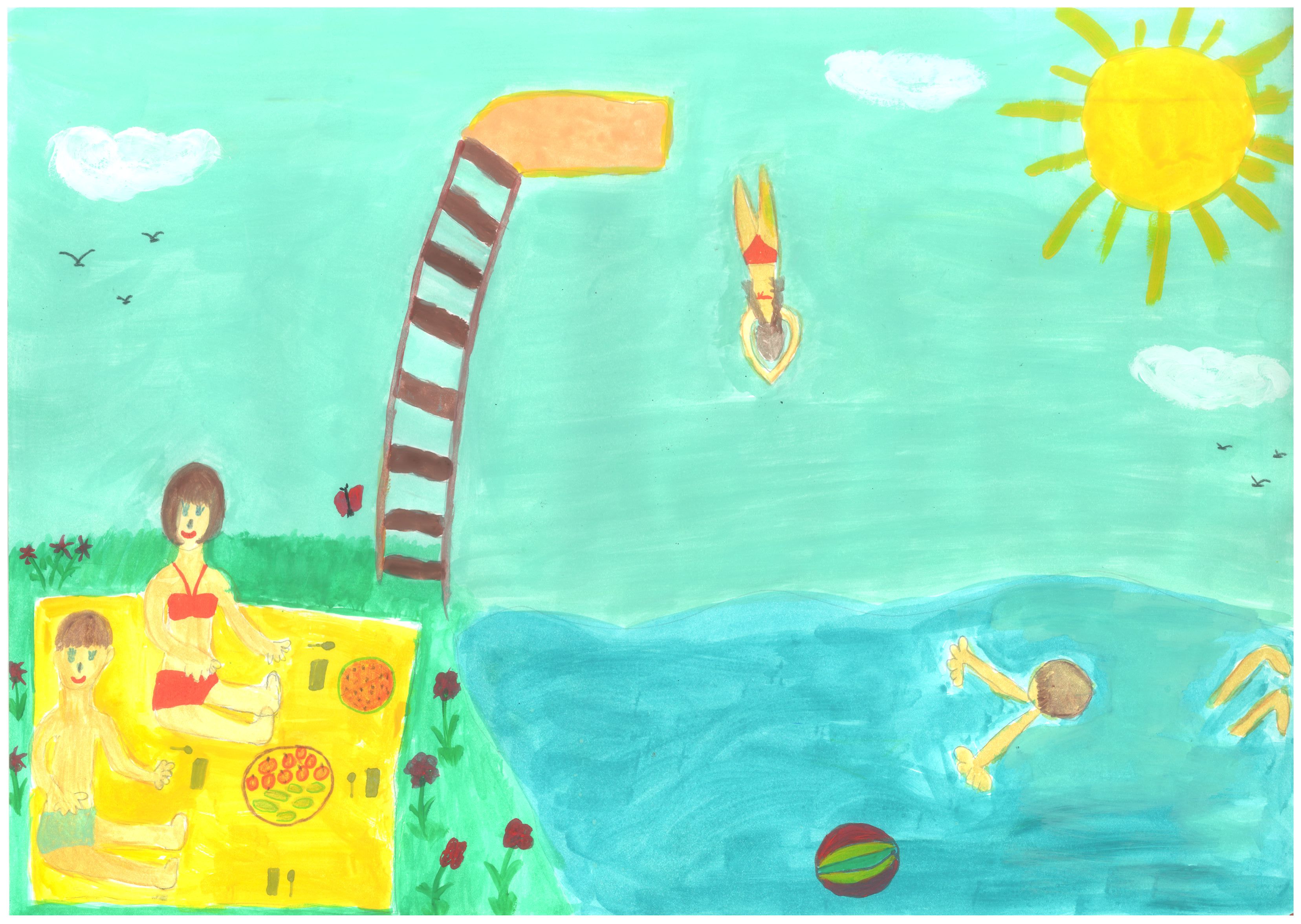 Лето "Весело купаться"!!, Екатерина Нетеса, 6 лет